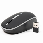 PERFECT CHOICE - MOUSE RECARGABLE PERFECT CHOICE  2.4GHZ+BT CLIC SILENCIOSO COLORI - NEGRO