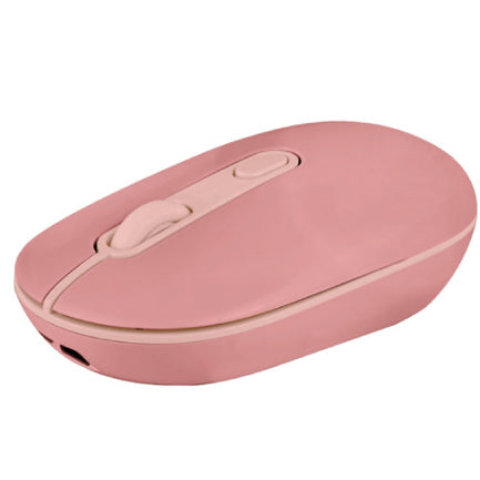PERFECT CHOICE - MOUSE RECARGABLE PERFECT CHOICE 2.4GHZ+BT CLIC SILENCIOSO COLORI - ROSA
