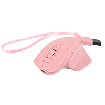 PERFECT CHOICE - MINI MOUSE PERFECT CHOICE RECARGABLE CONEXION Y CONECTOR DUAL - PIXIE ROSA