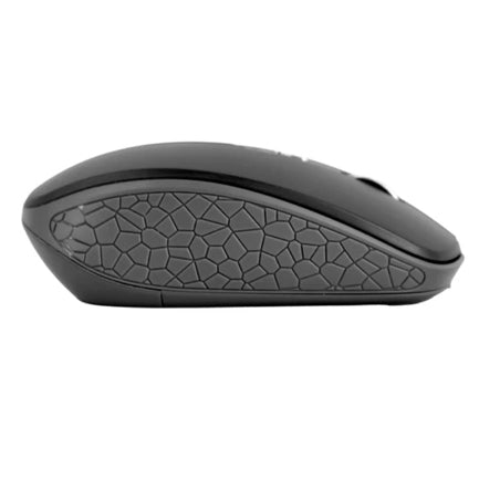 PERFECT CHOICE - Mouse Inalámbrico Ergonómico Perfect Choice Iluminación RGB Orion 3200 dpi Negro/Gris