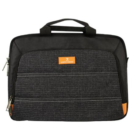 PERFECT CHOICE - Portafolio Perfect Choice Glitch para Laptop 15.6" Color Negro