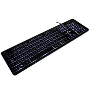 PERFECT CHOICE - TECLADO PERFECT CHOICE CON ILUMINACION EN TECLAS PARA OFICINA - BACKLIGHT