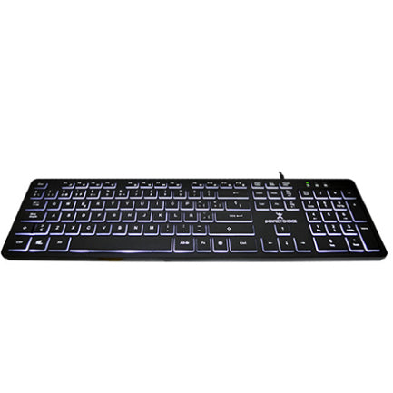 PERFECT CHOICE - TECLADO PERFECT CHOICE CON ILUMINACION EN TECLAS PARA OFICINA - BACKLIGHT