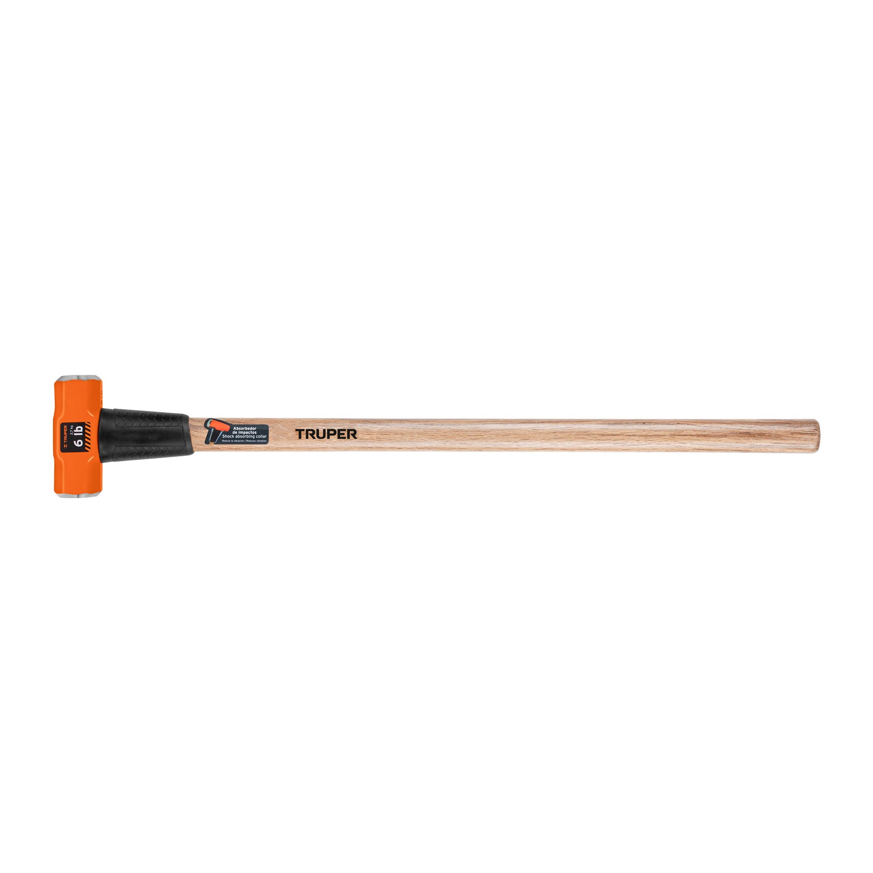 Marro octagonal 12 lb, mango de madera 36', Truper