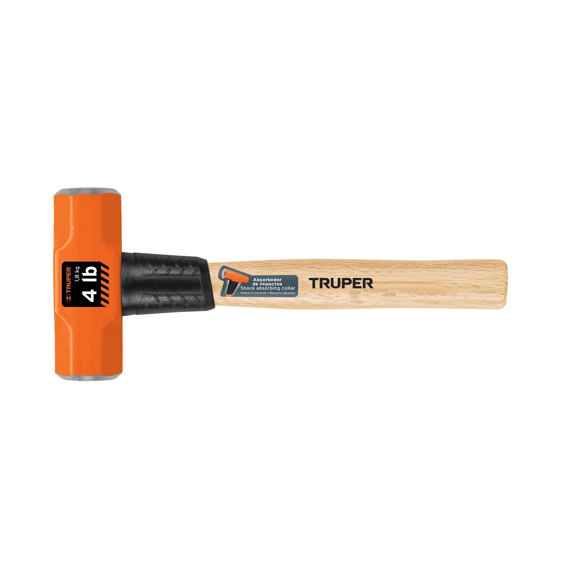 Marro octagonal 4 lb, mango de madera 12', Truper