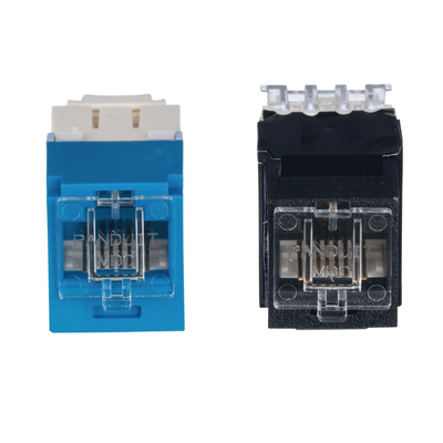 PANDUIT - Tapa Anti Polvo Para Módulos Jacks RJ45 Tipo Mini-Com o Keystone de Panduit, Paquete de 100pz