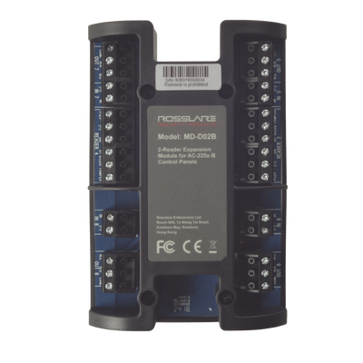 ROSSLARE SECURITY PRODUCTS - Módulo expansor de 2 lectoras / Para panel AC-225IP-BU
