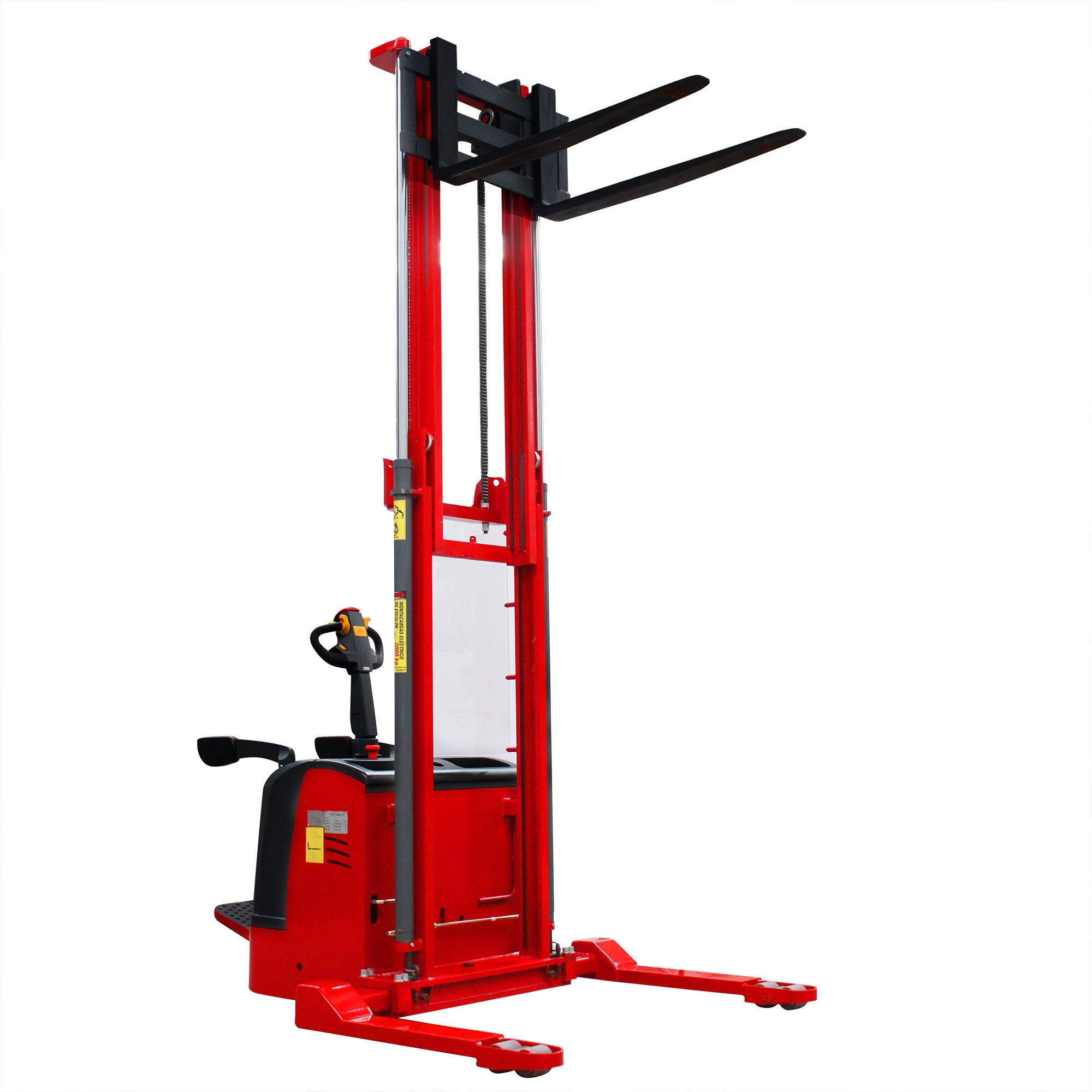 Montacargas eléctrico de escalón, extra ancho (2 ton)