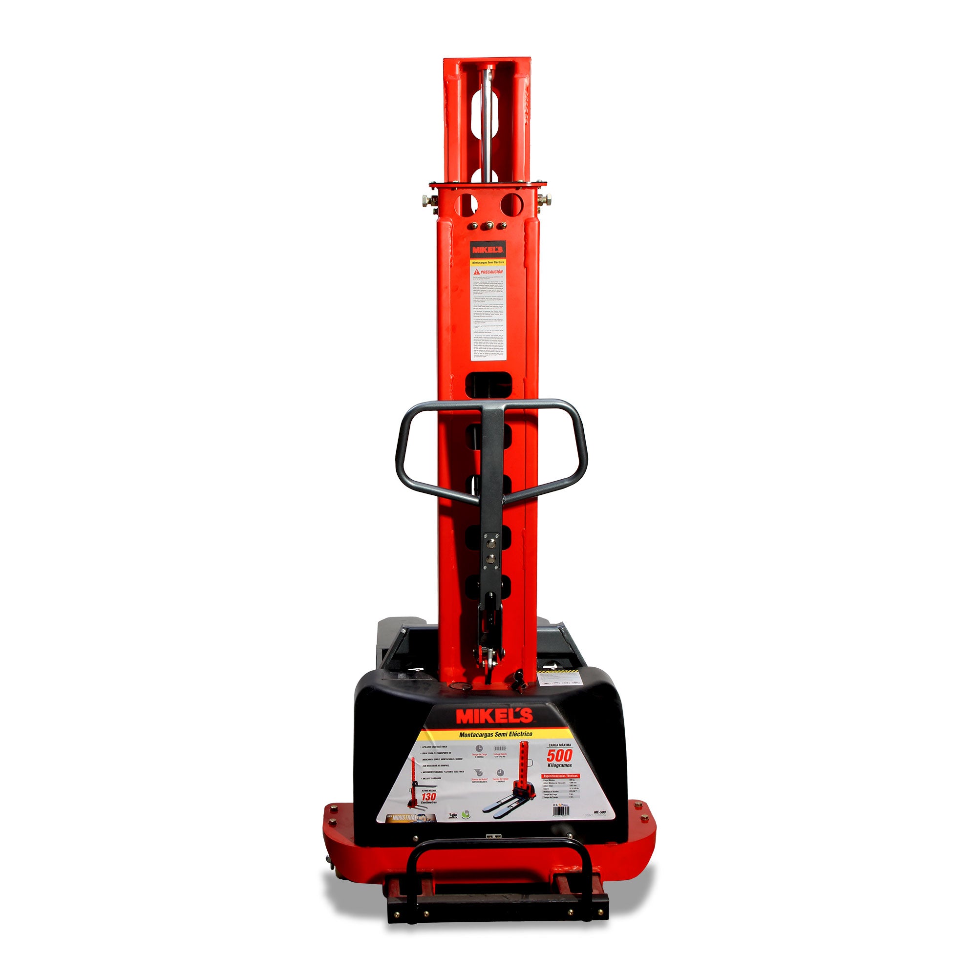 Montacargas semi eléctrico (500 kgs)