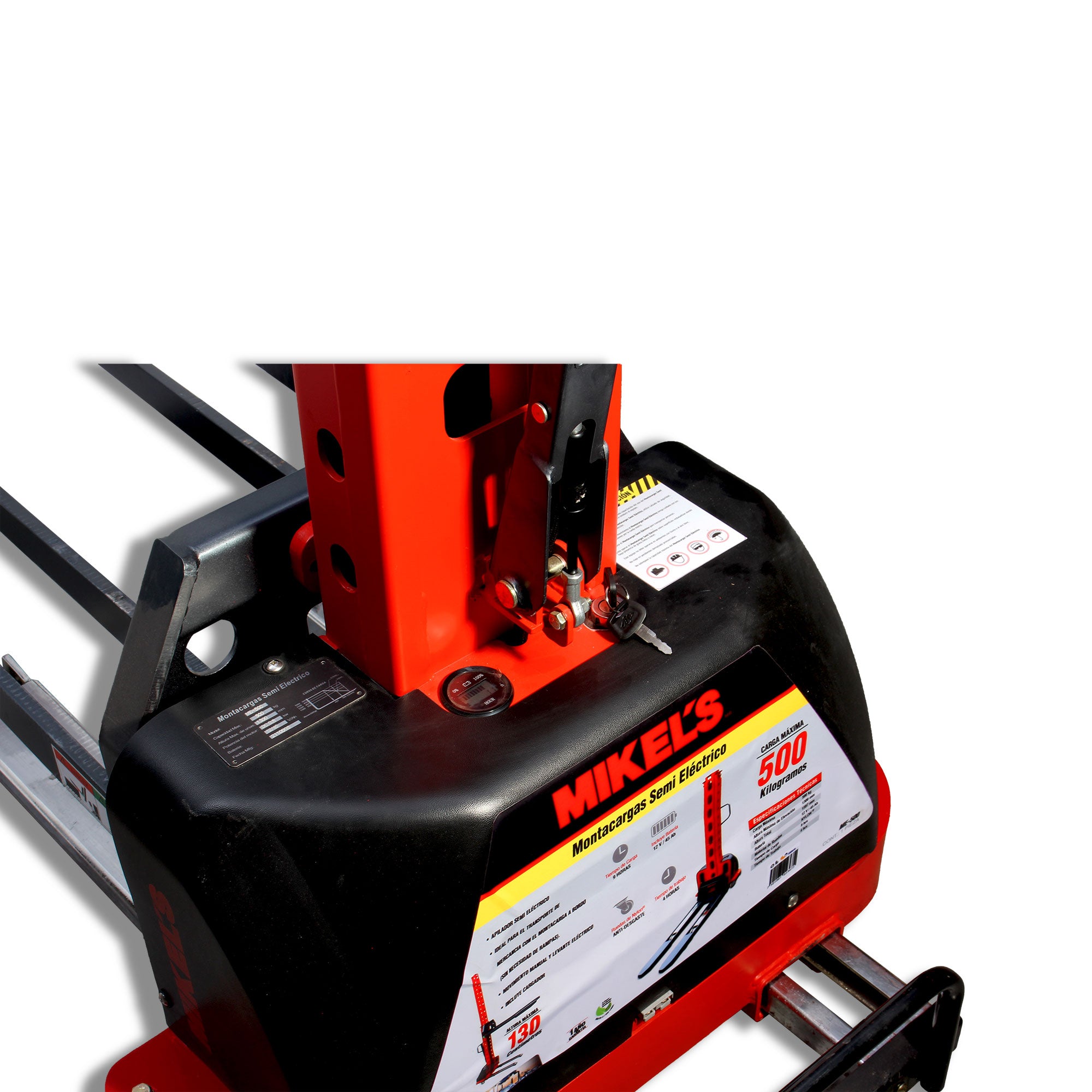 Montacargas semi eléctrico (500 kgs)