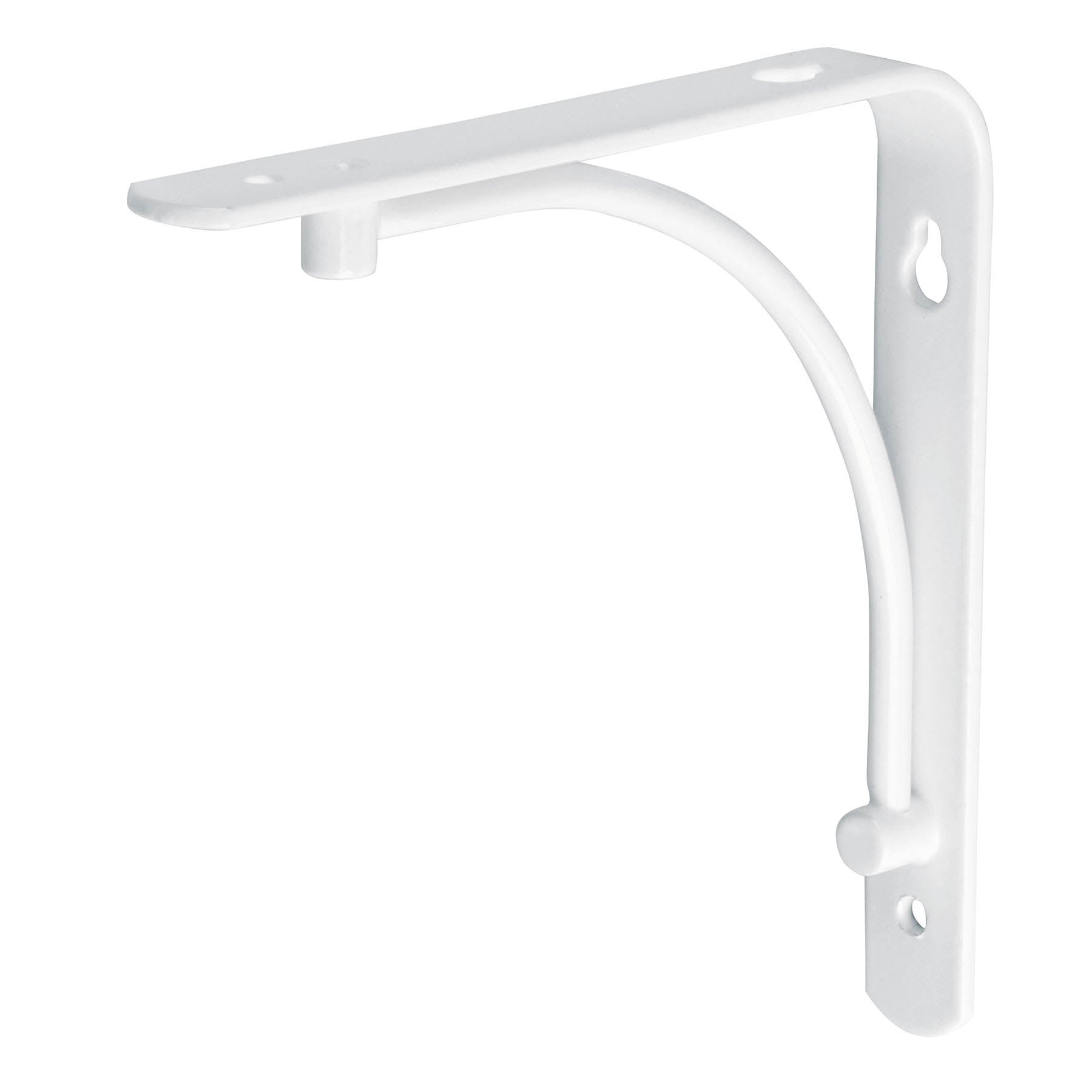 Mensula reforzada blanca 6 x 6' diseño alambron, FIERO