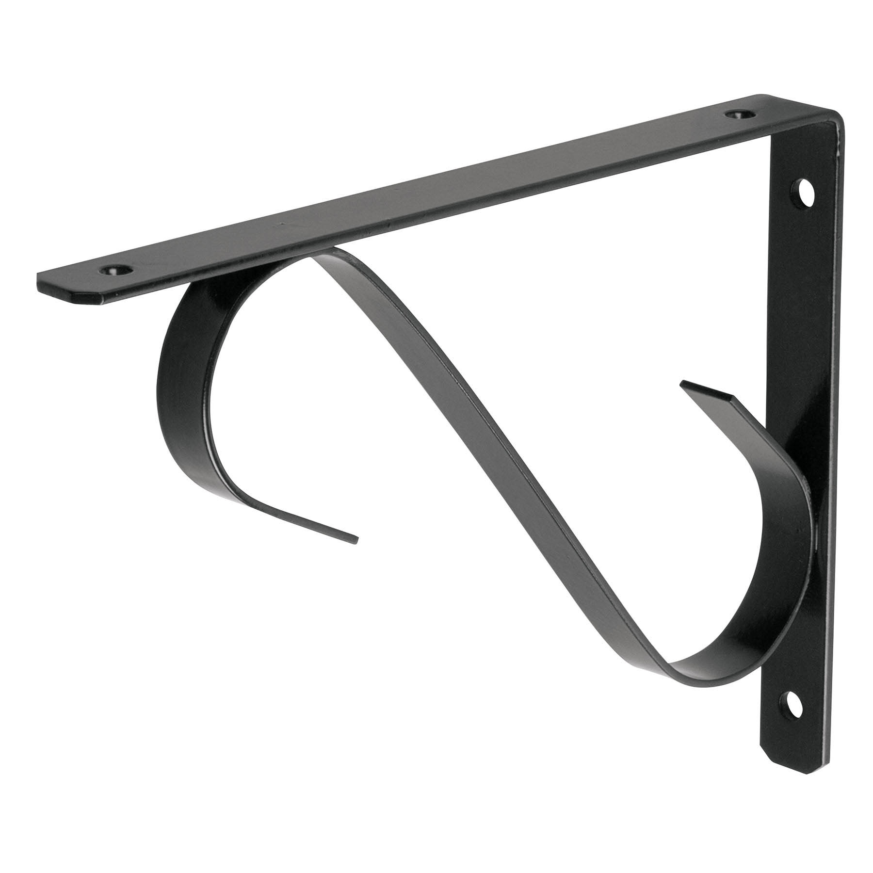 Mensula reforzada negra 8 x 6' dise–o colonial, FIERO