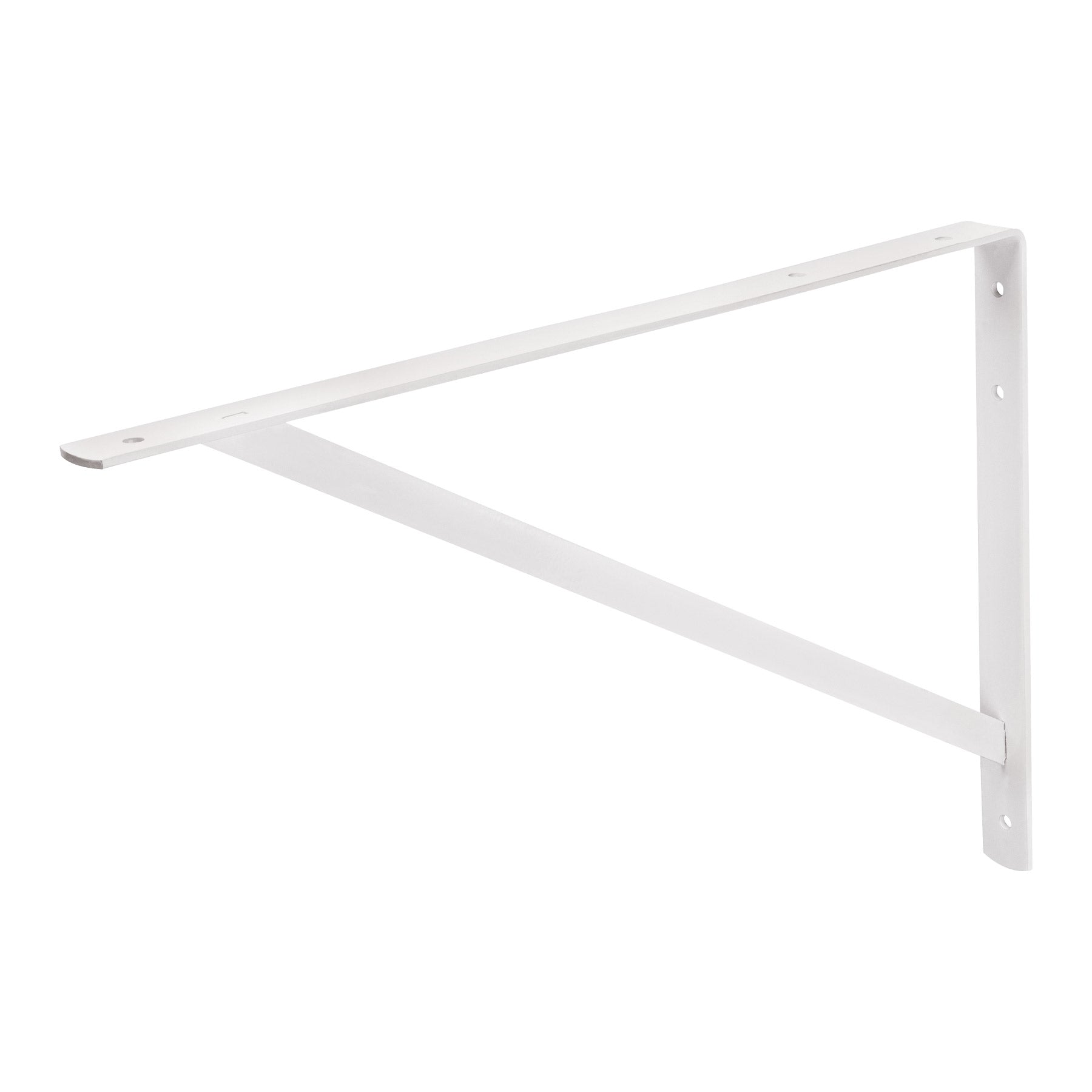 Mensula de acero reforzada blanca 13 x 20', FIERO