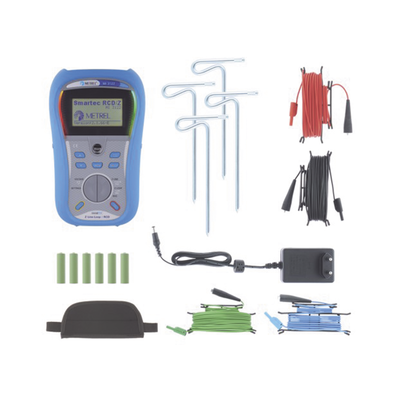TOTAL GROUND - Medido de Resistencia de 4 Puntas con Picas y Cables. Interfaz USB y RS232.