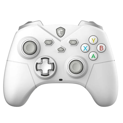 MSI - Control Gamer MSI Force Gc300 Inalámbrico USB compatible con PC PS4-PS5 Batería Recargable hasta 15 Horas Blanco