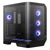 MSI - Gabinete MSI MAG PANO 120R PZ Negro Vidrio templado panoramico 4 Micro-ATX/Mini-ITX sin Fuente 1 Ventilador