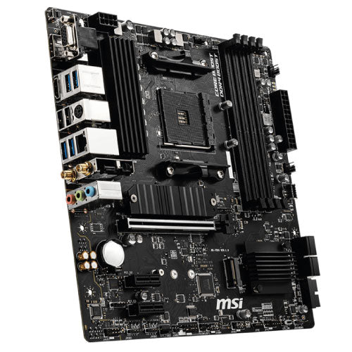 MSI - Tarjeta Madre MSI B550M Pro-VDH WIFI 4xDDR4 128GB 4400Mhz PCIe 4.0 M.2 1xHDMI 1xDP 1xVGA S AM4 mATX Wi-Fi BT