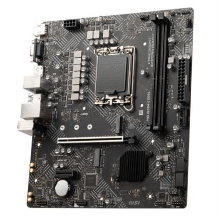 MSI - Tarjeta Madre MSI PRO H610M-G DDR4 Micro-ATX LGA 1700 Intel H610 64GB DDR4 HDMI/DP