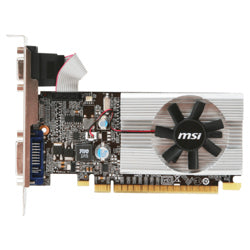 MSI - Tarjeta de Video GeForce MSI N210 1GB Single Fan DDR3 PCIe 2.0 64 bits 1xHDMI 1xD-Sub 1-DVI