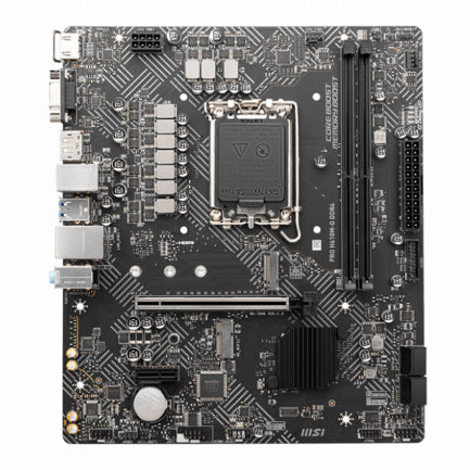 MSI - Tarjeta Madre MSI PRO H610M-G Micro-ATX LGA 1700 Intel H610 96GB DDR5 HDMI/DP para Intel