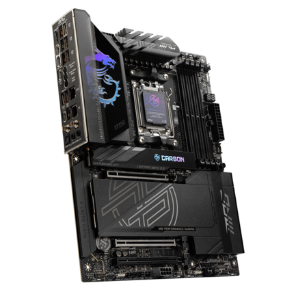 MSI - Tarjeta Madre MSI MPG X870E CARBON WIFI ATX Socket AM5 AMD X870E 256GB DDR5 HDMI/DP para AMD