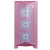 MSI - Gabinete MSI MPG GUNGNIR 212R PZ PINK Torre Media ATX 4 Ventiladores RGB Vidrio Templado Rosa