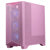 MSI - Gabinete MSI MPG GUNGNIR 212R PZ PINK Torre Media ATX 4 Ventiladores RGB Vidrio Templado Rosa