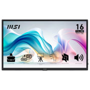 MSI - Monitor Portatil MSI PRO MP165 E6 LED 15.6 1920x1080 Full HD 60Hz HDMI Bocinas Integradas