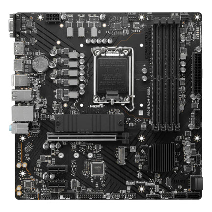 MSI - Tarjeta Madre MSI PRO B760M P DDR4 SOCKET 1700 4 DDR4 4800 MHZ HDMI DP DSUB MICRO ATX
