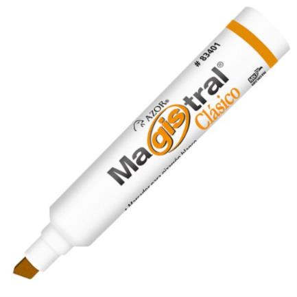 MAGISTRAL - Marcador Magistral 83406 Color Naranja para Pizarrón C/12