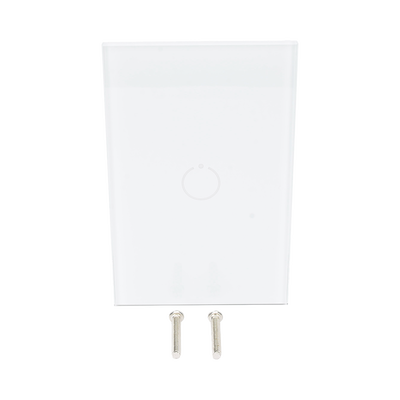 SMARTHOME BY EPCOM - (ZWAVE) Interruptor On/Off panel táctil touch inalámbrico Zwave Plus 1 boton. No requiere cable neutro, Compatible con Hubitat HC8, Álula  M2M, otros