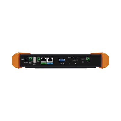 EPCOM - Probador de Vídeo con Pantalla LCD de 7" para IP ONVIF / 8MP TVI + 8MP CVI + 8MP AHD + SDI/EXâ€SDI + Multímetro + Cable TDR / Prueba de Red de Fibra Óptica + Medidor de Distancia Laser + Cámara Integrada