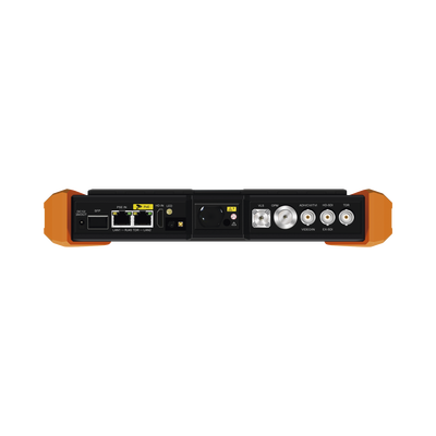 EPCOM - Probador de Vídeo con Pantalla LCD de 7" para IP ONVIF / 8MP TVI + 8MP CVI + 8MP AHD + SDI/EXâ€SDI + Multímetro + Cable TDR / Prueba de Red de Fibra Óptica + Medidor de Distancia Laser + Cámara Integrada
