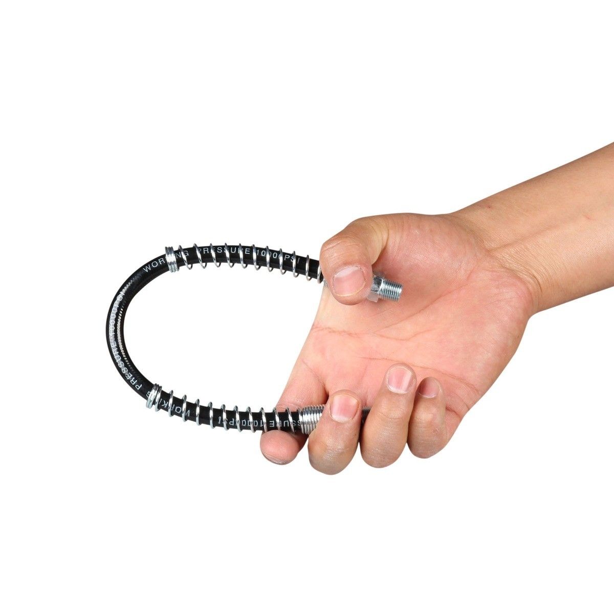 Manguera flexible con resortes de acero (12” 1/8” NPT)