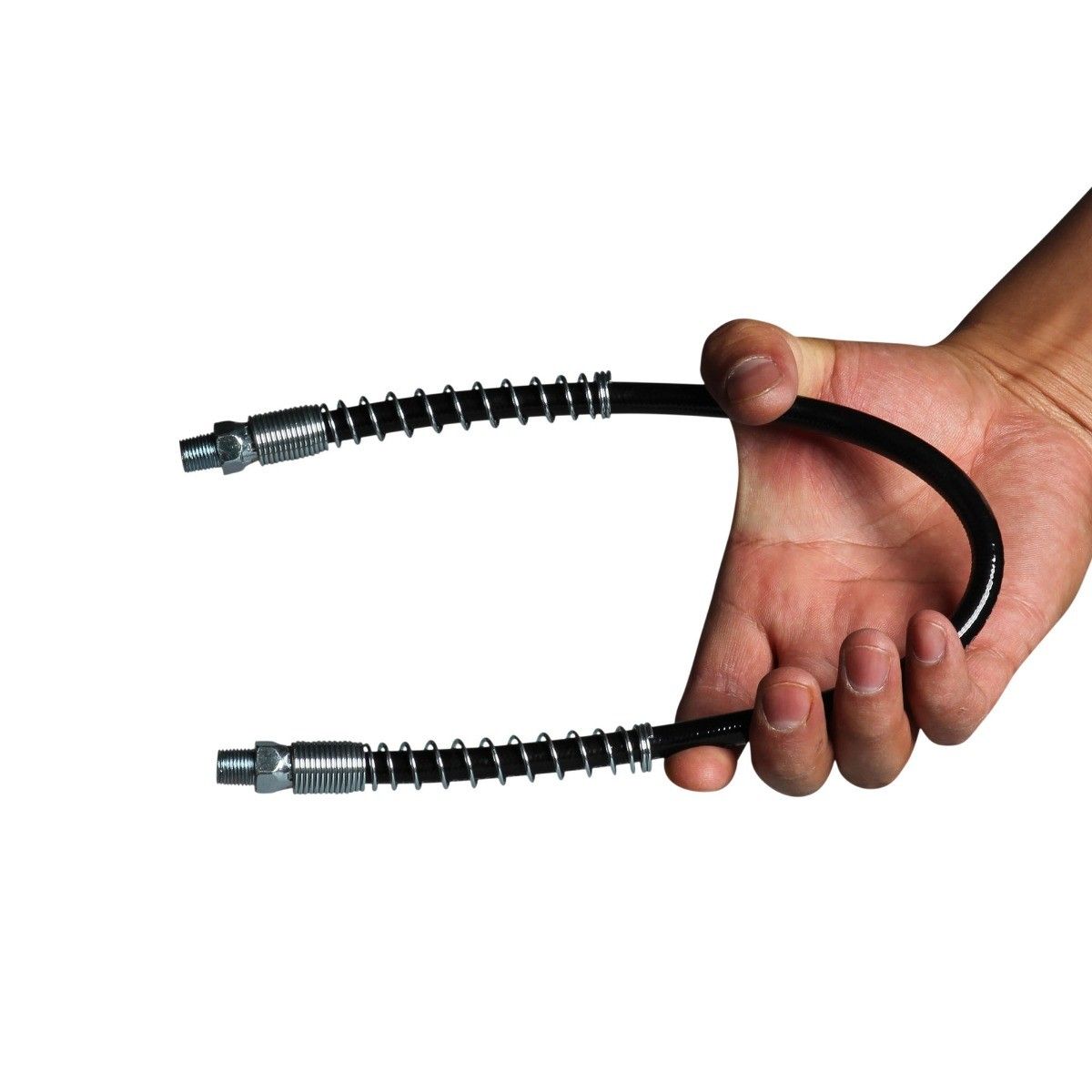 Manguera flexible con resortes de acero (18” 1/8” NPT)
