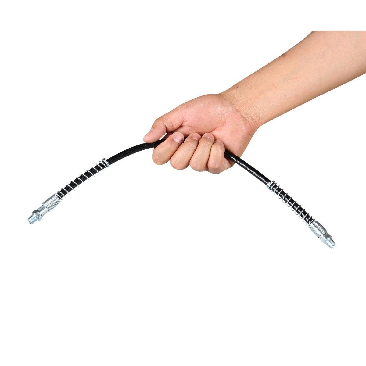 Manguera flexible con resortes de acero (18” 1/8” NPT)
