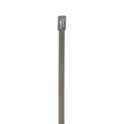 PANDUIT - Cincho PanSteel de Acero Inoxidable Tipo 304, 127mm largo x 4.6mm ancho, Color Metálico, Paquete de 100pz