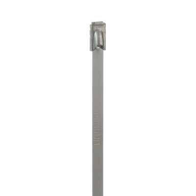 PANDUIT - Cincho PanSteel de Acero Inoxidable Tipo 304, 201mm largo x 4.6mm ancho, Color Metálico, Paquete de 100pz