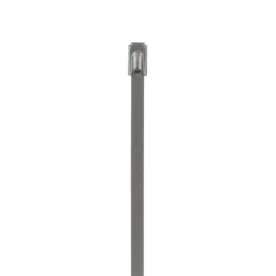 PANDUIT - Cincho PanSteel de Acero Inoxidable Tipo 304, 201mm largo x 4.6mm ancho, Color Metálico, Paquete de 100pz
