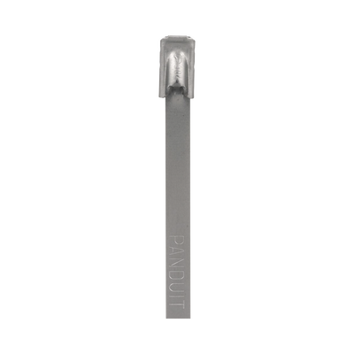 PANDUIT - Cincho PanSteel de Acero Inoxidable Tipo 304, 362mm largo x 4.6mm ancho, Color Metálico, Paquete de 100pz