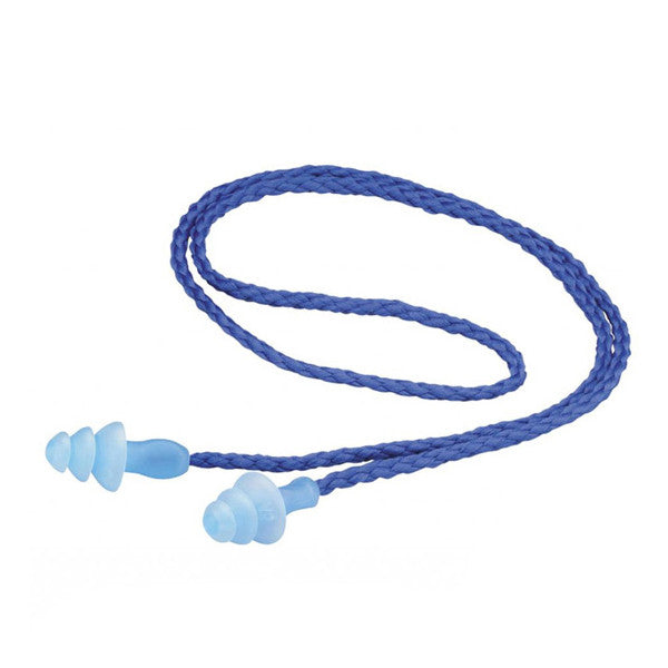 Tapon Auditivo Reusable Con Cordon Trenzado C/100