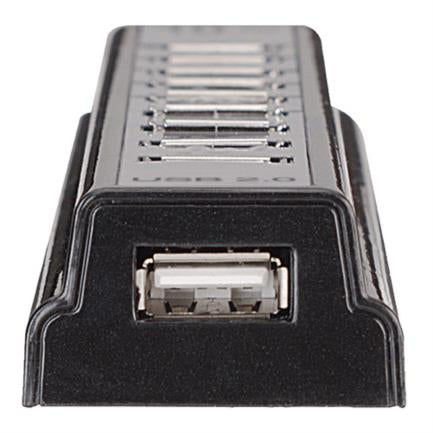 MANHATTAN - Hub Manhattan USB 2.0 Alta Velocidad 10 Puertos C/Fuente