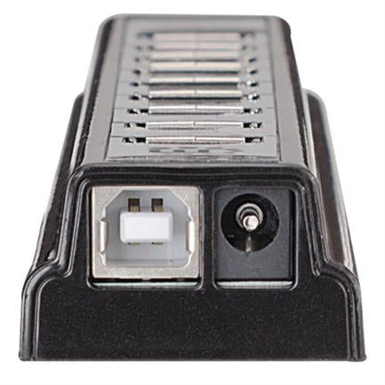 MANHATTAN - Hub Manhattan USB 2.0 Alta Velocidad 10 Puertos C/Fuente