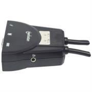 MANHATTAN - Mini Switch KVM Manhattan 2 Puertos USB 2:1 Cables+Audio Color Negro