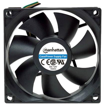 MANHATTAN - Ventilador Manhattan 3 Pines PC 80x80x25 mm