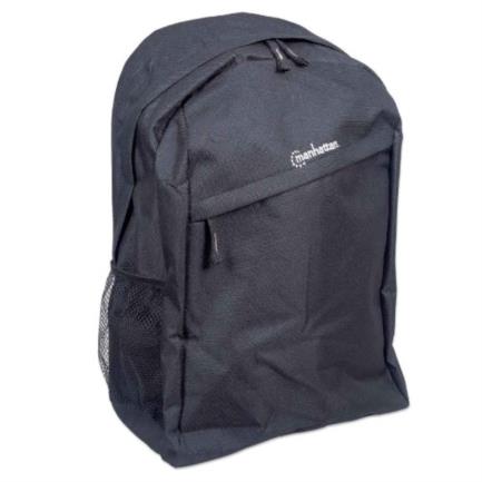 MANHATTAN - Mochila Manhattan Knappack Ligera para Laptop 15.6" Color Negro