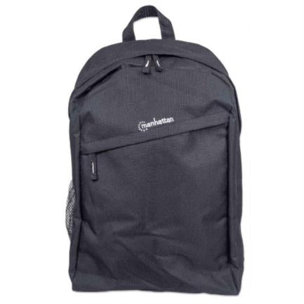MANHATTAN - Mochila Manhattan Knappack Ligera para Laptop 15.6" Color Negro