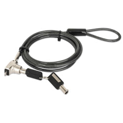 MANHATTAN - Candado Laptop MANHATTAN Nano llave 1.8mts gris