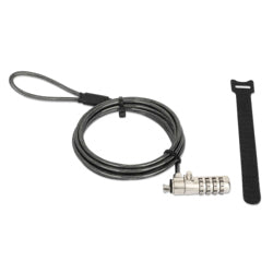 MANHATTAN - Candado Manhattan Laptop Nano combinacion 1.8mts gris