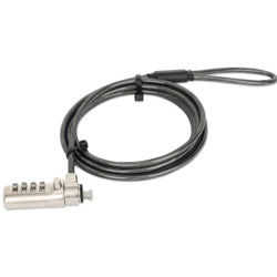 MANHATTAN - Candado Manhattan Laptop Nano combinacion 1.8mts gris